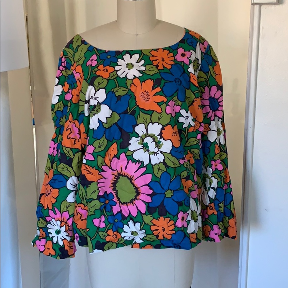 Vintage floral blouse
